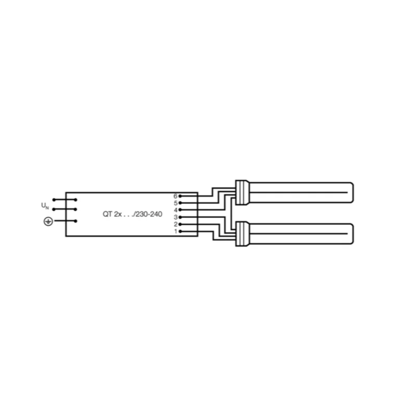 Lampadina CFL OSRAM DULUX F 36W/840 2G10 (4 pin)